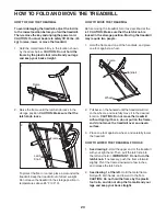 Предварительный просмотр 23 страницы NordicTrack 910 Zlt Cwl Treadmill User Manual