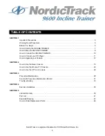 Preview for 2 page of NordicTrack 9600 INCLINE TRAINER User Manual