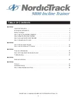 Preview for 2 page of NordicTrack 9800 I Treadmill User Manual