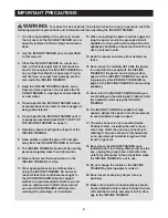 Preview for 5 page of NordicTrack 9800 Spain Treadmill Manual