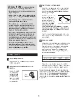 Preview for 16 page of NordicTrack 9800 Spain Treadmill Manual