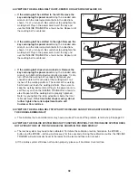 Preview for 34 page of NordicTrack 9800 Spain Treadmill Manual