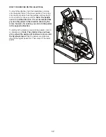 Preview for 17 page of NordicTrack A.c.t. 7 Elliptical Manual