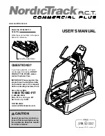 NordicTrack A.C.T. Commercial Plus User Manual preview