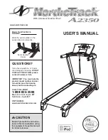 NordicTrack A2350 User Manual preview