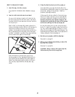 Preview for 21 page of NordicTrack A2350 User Manual