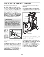 Preview for 12 page of NordicTrack Audiostrider 990 Pro Elliptical User Manual