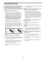 Preview for 29 page of NordicTrack C 1750 Pro Treadmill Manual