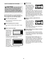 Preview for 14 page of NordicTrack C 1800S Manual