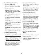 Preview for 22 page of NordicTrack C 2500 User Manual