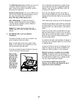 Preview for 27 page of NordicTrack C 630 NTL16914.0 User Manual