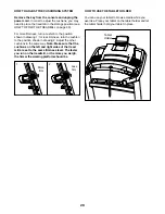 Preview for 29 page of NordicTrack C 630 NTL16914.0 User Manual