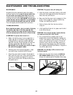 Preview for 31 page of NordicTrack C 630 NTL16914.0 User Manual