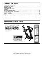 Preview for 2 page of NordicTrack C 700 User Manual