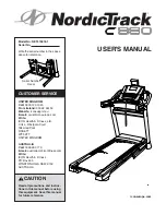 NordicTrack C 990 User Manual preview