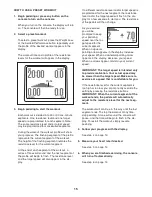 Preview for 15 page of NordicTrack C2 Si Bike User Manual