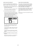 Preview for 20 page of NordicTrack C2 Si Bike User Manual