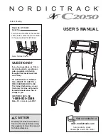 NordicTrack C2050 NTL10951 User Manual preview