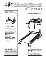 NordicTrack C2100 NTL1075.0 User Manual preview