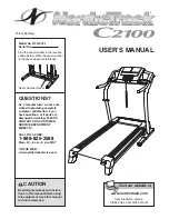 NordicTrack C2100 NTL1075.1 User Manual preview