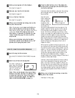 Preview for 15 page of NordicTrack C2255 Treadmill User Manual