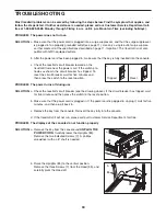 Preview for 30 page of NordicTrack C2270 Treadmill User Manual