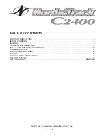 Preview for 2 page of NordicTrack C2400 30703.0 User Manual