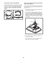 Предварительный просмотр 20 страницы NordicTrack C3 Si Bike User Manual