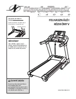 NordicTrack C4000 Treadmill (Hungarian) Felhasználói Kézikönyv preview