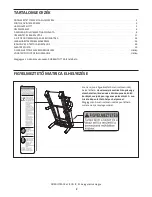 Preview for 2 page of NordicTrack C4000 Treadmill (Hungarian) Felhasználói Kézikönyv