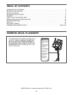 Preview for 2 page of NordicTrack C5 Zl Gw Bike Manual