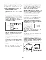 Preview for 21 page of NordicTrack C5 Zl Gw Bike Manual