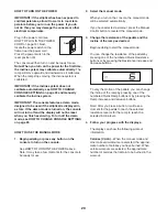 Preview for 20 page of NordicTrack C7.5 User Manual
