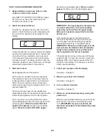 Preview for 23 page of NordicTrack C7.5 User Manual