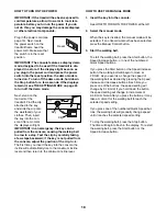 Preview for 18 page of NordicTrack C80I NETL79815.0 User Manual