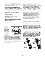 Preview for 23 page of NordicTrack C80I NETL79815.0 User Manual