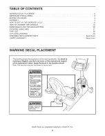 Предварительный просмотр 2 страницы NordicTrack Club VS NTEX3107.0 User Manual