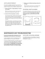 Preview for 18 page of NordicTrack CLUB XI User Manual