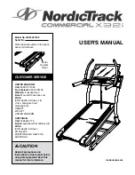 NordicTrack COMMERCIAL X32i User Manual preview