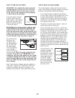 Preview for 20 page of NordicTrack Commerical 2450 User Manual