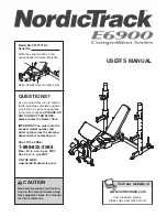 Preview for 1 page of NordicTrack Competition 831.15718.0 User Manual