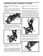 Preview for 10 page of NordicTrack Cx 1000 (French) Manuel De L'Utilisateur