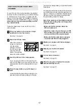 Preview for 17 page of NordicTrack CX 925 User Manual