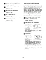 Preview for 15 page of NordicTrack CX 985 User Manual