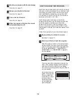 Preview for 16 page of NordicTrack CX 995 User Manual