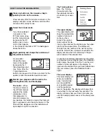 Preview for 15 page of NordicTrack CXT 1400 User Manual