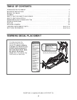 Preview for 2 page of NordicTrack E 12.0 NTEVEL81210.0 User Manual