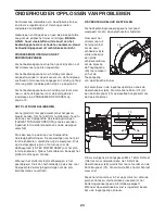 Предварительный просмотр 24 страницы NordicTrack E 12.0 (Dutch) Gebruiksaanwijzing