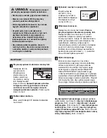 Preview for 11 page of NordicTrack E 3100 (Polish) Manual