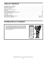 Preview for 2 page of NordicTrack E 4.1 NTEVEL75012.0 User Manual